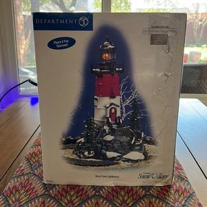 Department 56 Rock Point Lighthouse